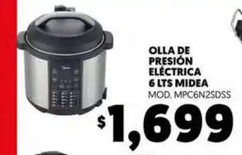 Merco Olla de Presion Electrica 6 LTS MIDEA oferta