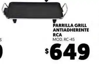 Parrilla Grill Antiadherente RCA