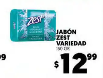 Jabon Zest Variedad 150GR