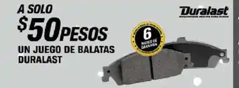 AutoZone Un Juego de Balastas Duralast oferta