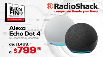 RadioShack Alexa Echo Dot 4 oferta