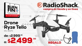 RadioShack Drone Ryze Tello oferta