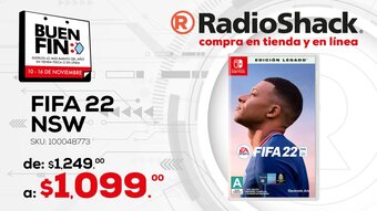 RadioShack FIFA 22 NSW oferta