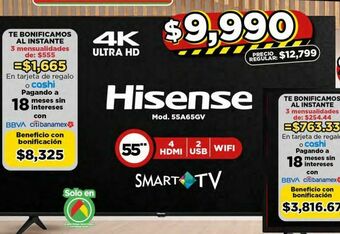 Bodega Aurrerá Smart tv hisense oferta