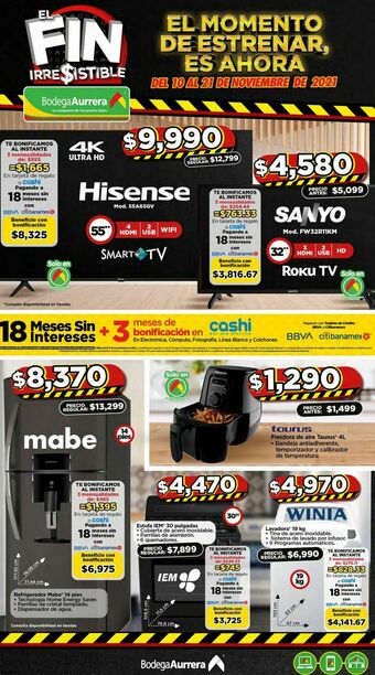 Bodega Aurrerá Smart tv oferta