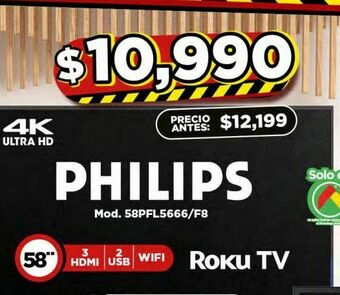 Bodega Aurrerá Smart tv philips oferta