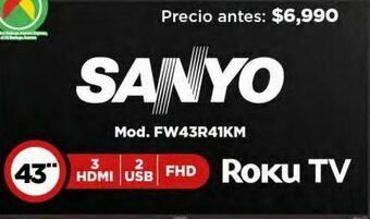 Bodega Aurrerá Smart tv sanyo oferta