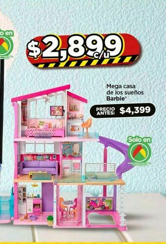 Bodega Aurrerá Casa de juguete barbie oferta