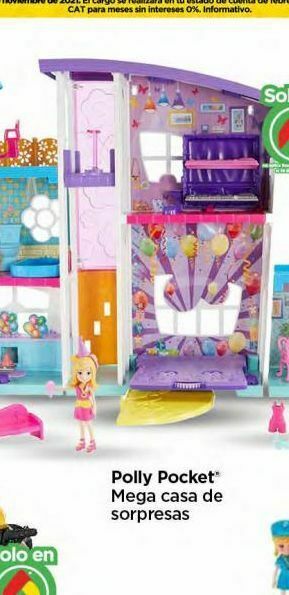 Bodega Aurrerá Casa de muñecas polly pocket oferta