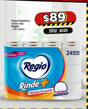 Papel higiénico regio