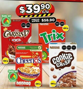 Bodega Aurrerá Cereales nestlé oferta