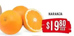 Soriana Híper Naranja oferta