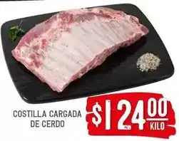 Soriana Híper Costilla cargada de cerdo oferta