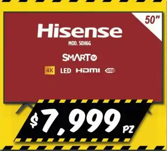 Mi Tienda del Ahorro Hisense Smart TV 50" oferta