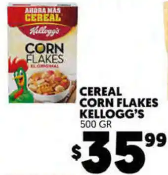 Merco Cereal Corn Flakes Kellogg's 500gr oferta