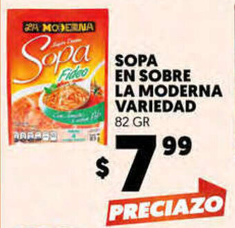 Merco Sopa en Sobre la Moderna Variedad 82gr oferta