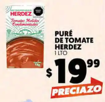 Merco Puré de Tomate Herdez 1Lto oferta