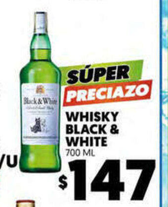 Whisky Black & White 700ml
