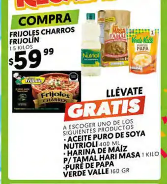 Merco Frijoles Charros Frijolin 1.5 Kilos oferta