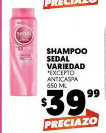 Merco Shampoo Sedal Variedad oferta