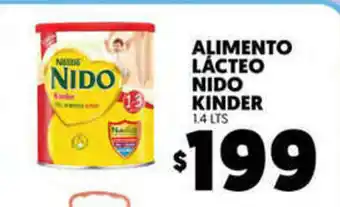 Alimento Lacteo Nido Kinder 1.4lts
