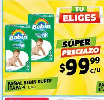 Merco Pañal Bebin Super Etapa 4 oferta
