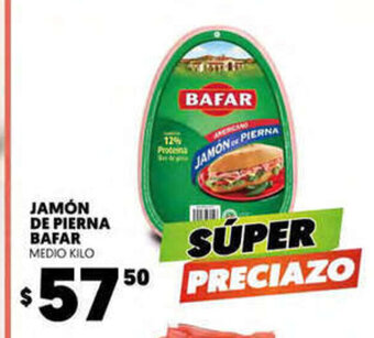 Merco Jamon de Pierna Bafar Medio Kilo oferta
