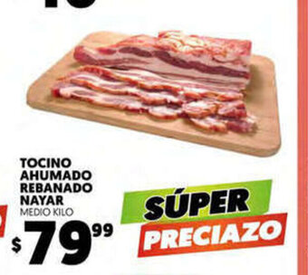 Merco Tocino Ahumado Rebanado Nayar Medio Kilo oferta