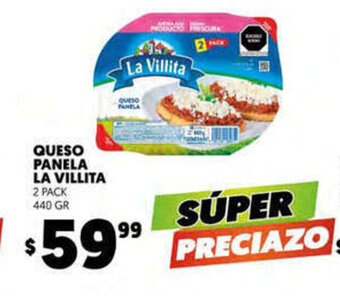Merco Queso Panela La Villita 2 Pack 440 gr oferta