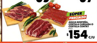 Merco Aguja Norteña, Costilla Cargada O Costilla Contry Kilo oferta