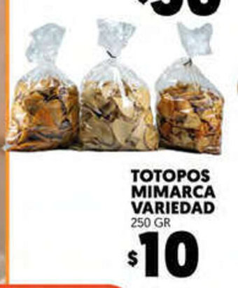 Merco Totopos Mimarca Variedad 250gr oferta