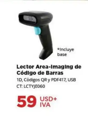 Lector Area-Imaging de Codlgo de Barras