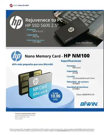 Nano Memory Card - HP NM100