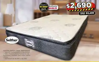 Colchon Selther Clean Matrimonial
