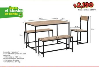 Comedor Mainstays