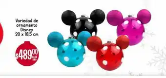 Soriana Híper Variedad de Ornamento Disney 20 x 18.5cm oferta