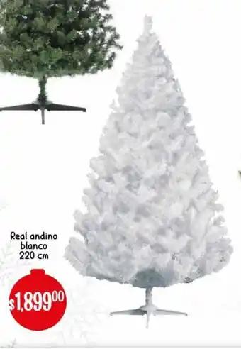 Soriana Híper Real Andino Blanco 220cm oferta