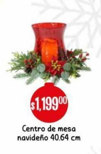 Soriana Híper Centro de Mesa Navideño 40.64cm oferta