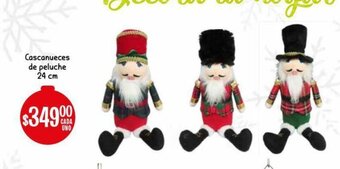 Soriana Híper Cascanueces de Peluche 24cm oferta