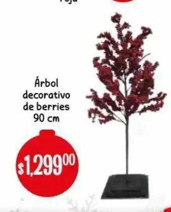 Arbol Decorativo de Berries 90cm