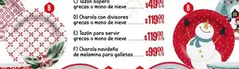 Soriana Híper Plato de Ensalada Grecas o Mono de Nieve oferta