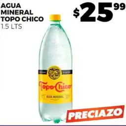 Merco Agua mineral topo chico oferta