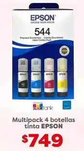 Soriana Híper Epson - multipack 4 botellas tinta oferta