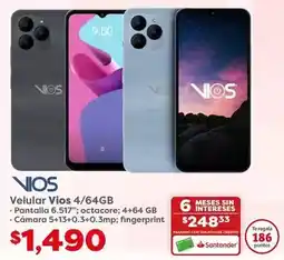 Soriana Híper Vios - velular 4/64gb oferta