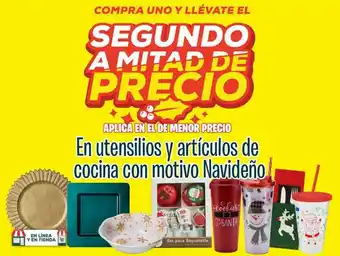 HEB En utensilios y artículos de cocina con motivo navideño oferta
