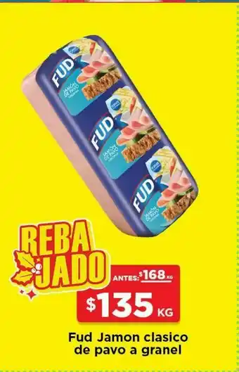HEB Fud jamón clásico de pavo a granel oferta