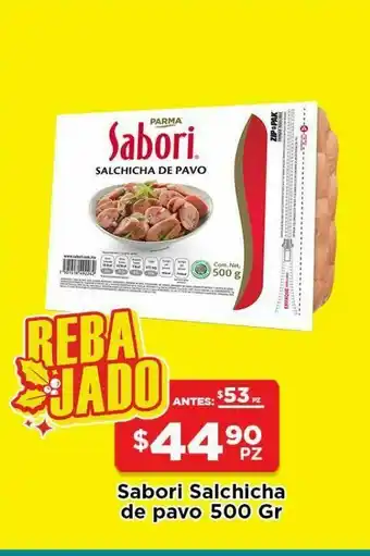 Salchichas de pavo sabori 500g