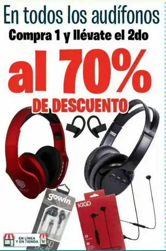 HEB En todos los audífonos oferta