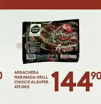 Alsuper Arachera marinada grill choice al super oferta