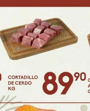 Alsuper Cortadillo de cerdo kg oferta